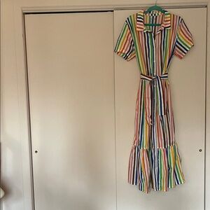 Target for PRIDE Colourful Striped Maxi Dress
